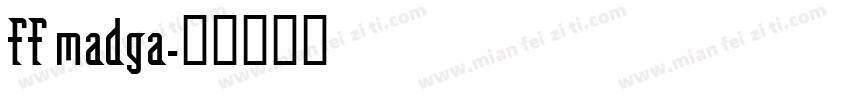 FF madga字体转换